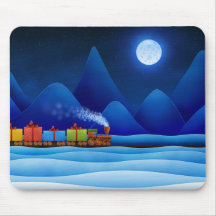 Christmas Train Mouse Mat