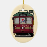 Christmas Tram Ornament