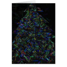 Christmas Tree Abstract 2 Greeting Cards