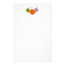 Christmas tree balls customized stationery