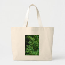 christmas tree branches canvas bags