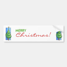 Christmas Tree Bumper Sticker