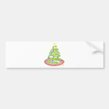 CHRISTMAS TREE BUMPER STICKER