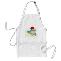 Christmas Tree Frog Apron
