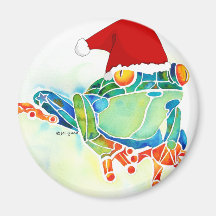 Christmas Tree Frog Magnet