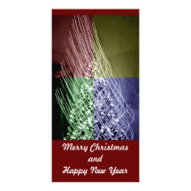 Christmas Tree Holiday Card Photo Card Template