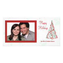 Christmas Tree Holiday Photo Cards