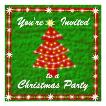Christmas Tree Invitation