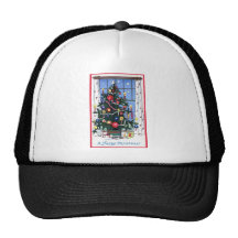 Christmas Tree Mesh Hat