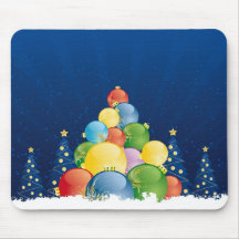 Christmas tree mouse pads