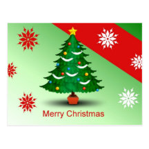Christmas Tree Postcard