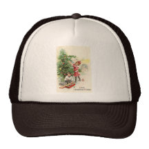 Christmas tree trimming hats