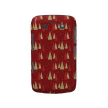 Christmas Trees BlackBerry Bold Case Mate Covers