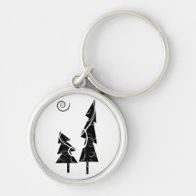 Christmas Trees Keychain