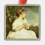 Christmas Vintage Victorian Girl Ornament