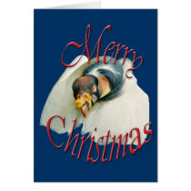 Christmas Vulture Greeting Card cards