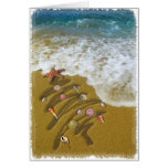 Christmas Washed Up on Shore Greeting Card