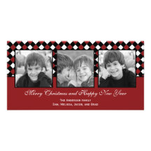 Christmas Weaves Holiday Photo Card