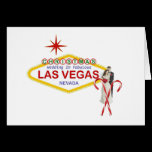 CHRISTMAS Wedding In Fabulous Las Vegas Card cards