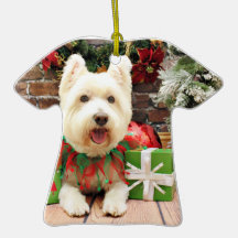 Christmas - Westie - Lucky Ornament