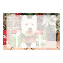 Christmas - Westie - Lucky Stationery Design