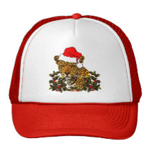 Christmas Wildcat Mesh Hats