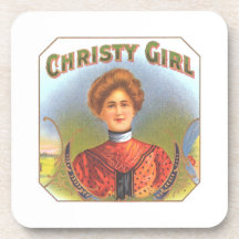 Christy Girl Drink Coasters