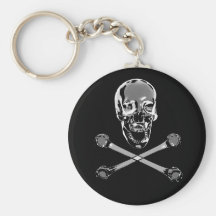 Chrome Skull Keychain