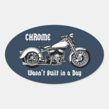 Chrome Wasn't Built in a Day Sticker
