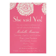 Chrysanthemum Collection | Bridal Shower | Invite
