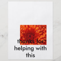 Chrysanthemum, thanks for helping with this flyer design