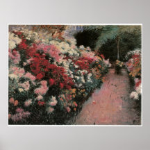 Chrysanthemums, 1888 Dennis Miller Bunker Posters