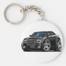 Chrysler 300 Black Car Keychain