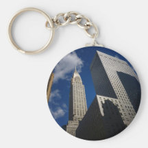 Chrysler Building and Socony Mobil Building, NYC Keychains