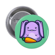 Chubs Bunny Button