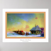 Chumaks in Little Russia~ Ivan Aivazovsky Poster