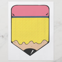 chunky pencil full colour flyer