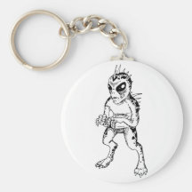 Chupacabra (Sketch) Keychain