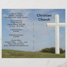 Church Bulletin Customisable Personalized Flyer
