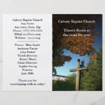 Church Bulletin,  Customise Personalised Flyer