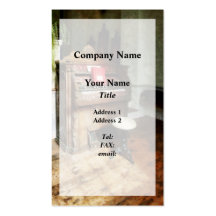 Church Organ With Swivel Stool Business Card Templates