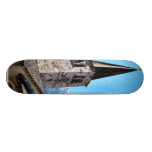 Church Tower In A Village In The Alp Mountain Skate Board Deck