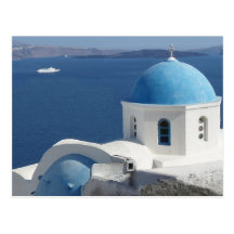 Church Views on Santorini, Greece Post Cards
