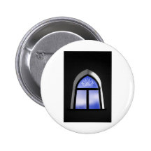Church window sc pinback button