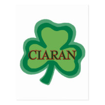 Ciaran Irish Name Postcards