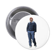 cigar guy pinback button