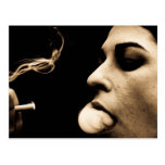 Cigarette Smoke postcard