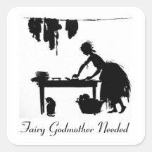 Cinderella Fairy Godmother Needed Sticker