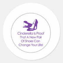 cinderella shoes stickers