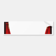 Cinema with audience bumper stickers